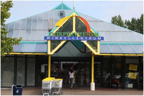 Ingang winkelcentrum Dorperweerth Ingang winkelcentrum Dorperweerth